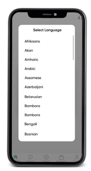 Capability to maintain product(s) info in their preferred language